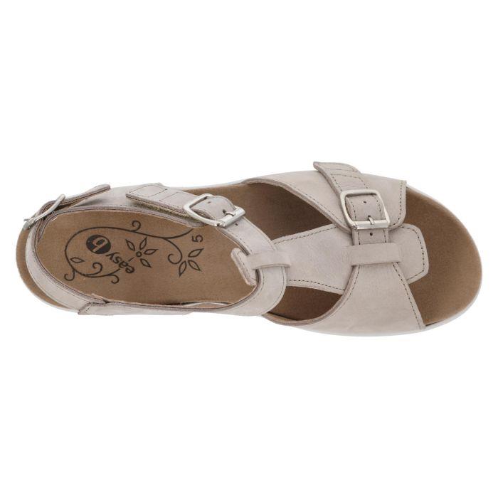 Women's Wide Fit DB Francesca Sandals in Blue Nubuck - Image 8