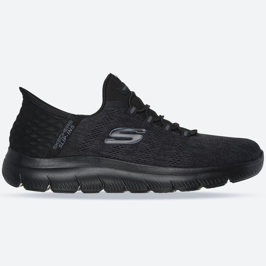 Men's Wide Fit Skechers 232469 Slip-ins Summits Key Pace Trainers in Black - Image 1