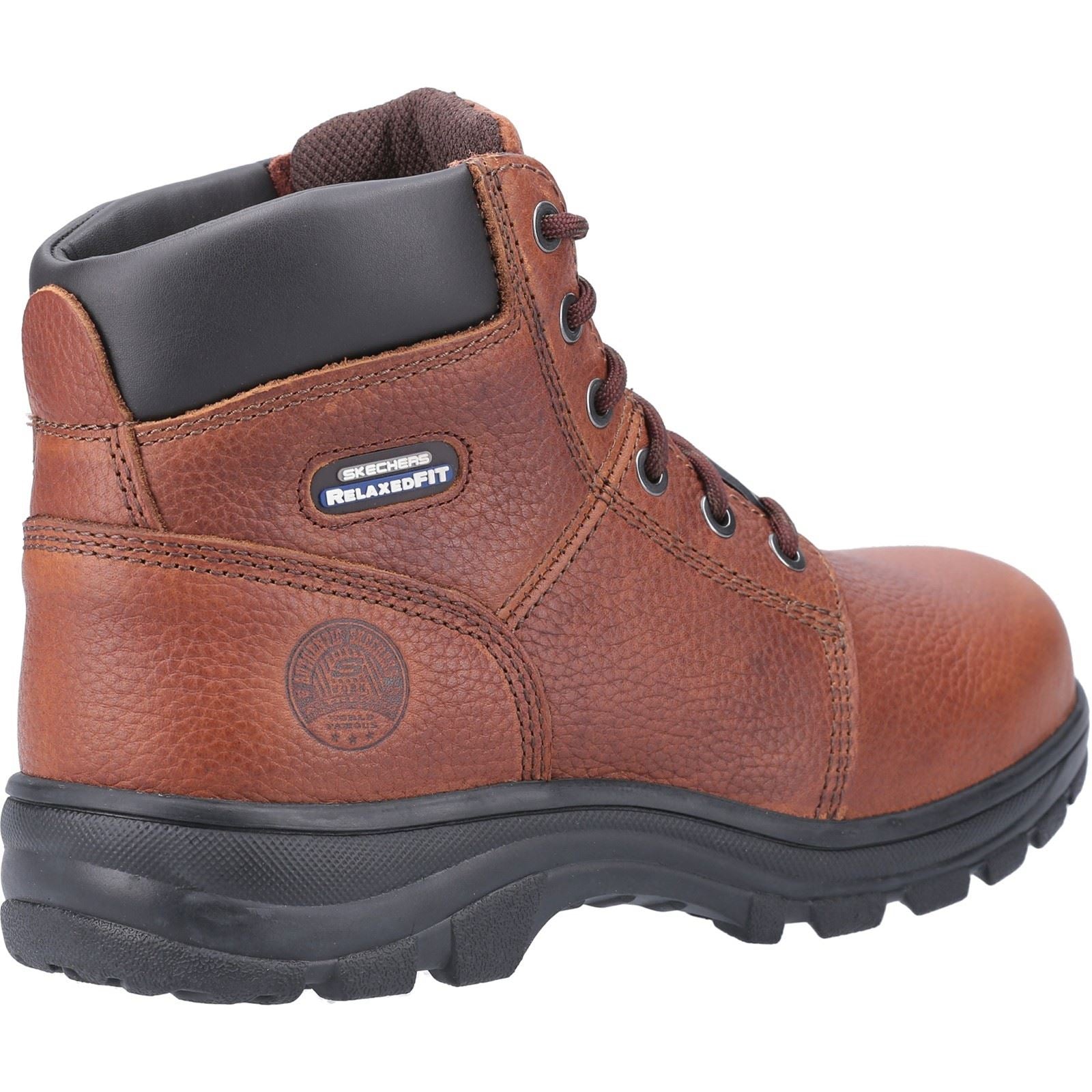 Skechers relaxed fit memory foam work boots cheap