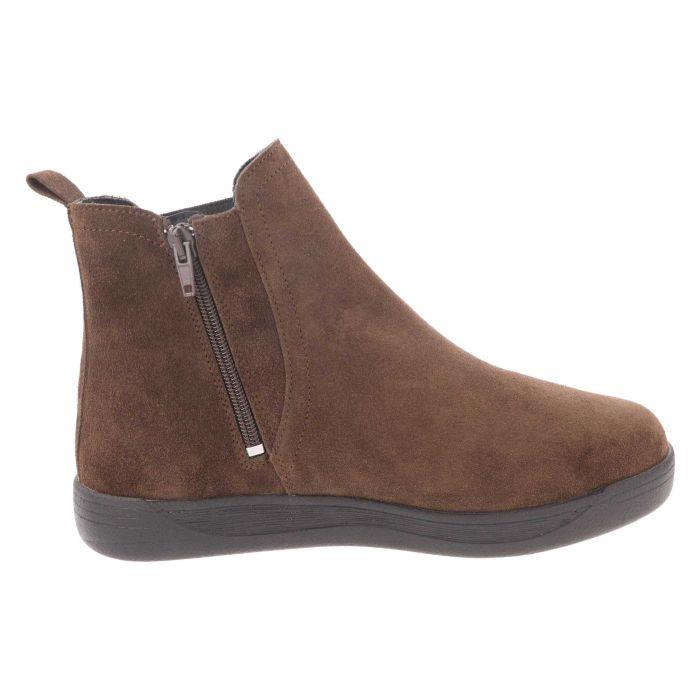 Women's Wide Fit DB Caitlin Boots in Brown Suede - Image 9