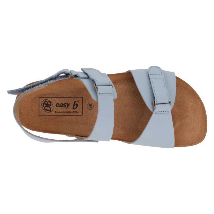 Women's Wide Fit DB Nettle Sandals in Tan Leather - Image 1