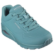 Skechers 73690 Extra Wide Uno - Stand On Air Walking Trainers Teal-2