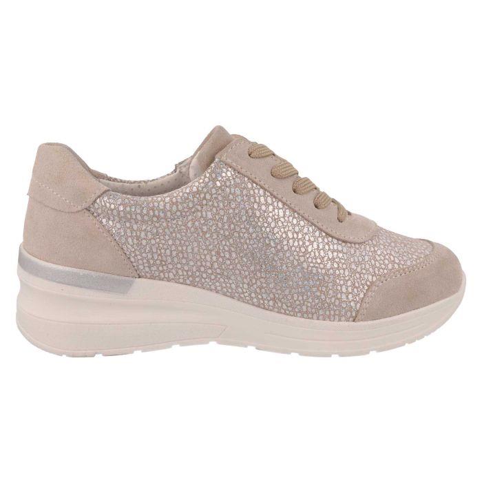 Women's Wide Fit DB Bilberry Trainers in Navy Suede - Image 10