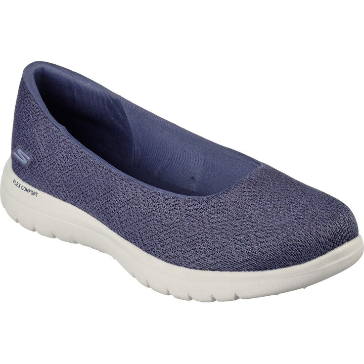 Women's Wide Fit Skechers 136530 On The Go Flex Cherished Shoes