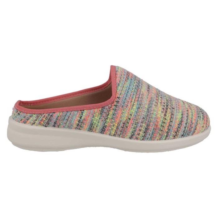 Women's Wide Fit DB Vesper Canvas Shoes in Black Textile - Image 9