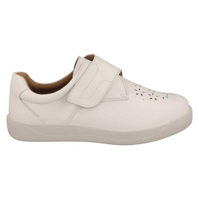 Women's Wide Fit DB Jocelyn Shoes in Navy Leather - Image 1