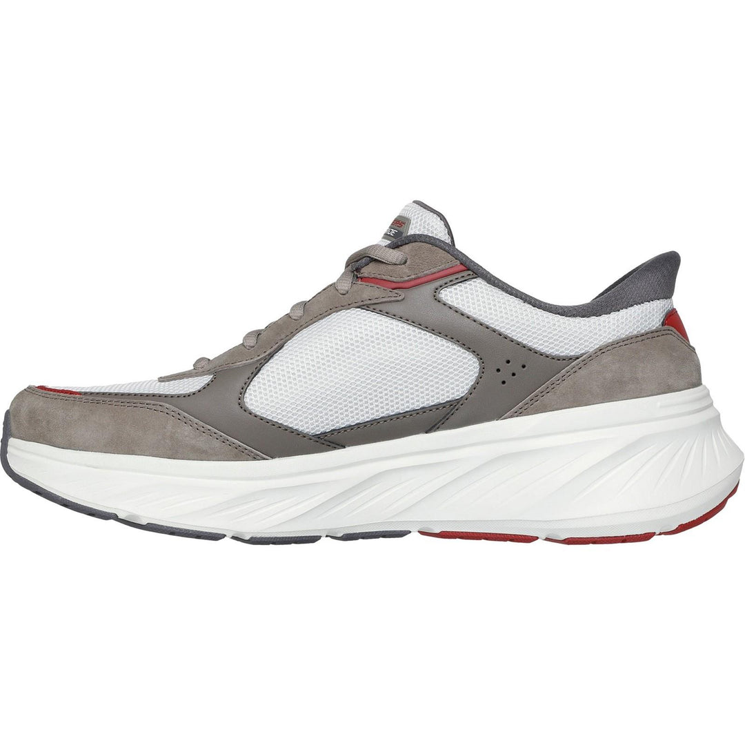 Mens Relaxed Fit Skechers 232947 Slip-ins Edgeride Erlon Trainers in Brown/Multi - Image 4