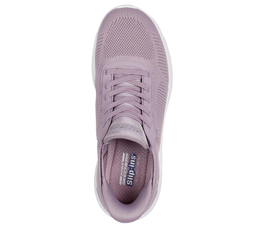 Women's Wide Fit Skechers 117497W Slip-ins Sport Squad Chaos Trainers