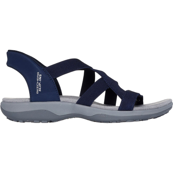 Women's Wide Fit Skechers 163460 Slip-ins Reggae Slim Stretch Flex Sandals