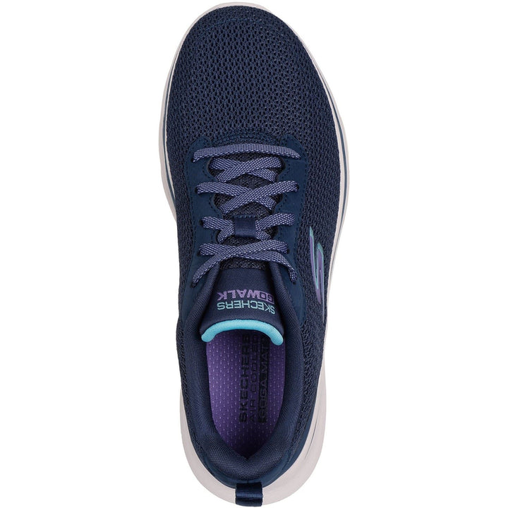 Women's Wide Fit Skechers 125263 Go Walk 7 Kaylor Trainers