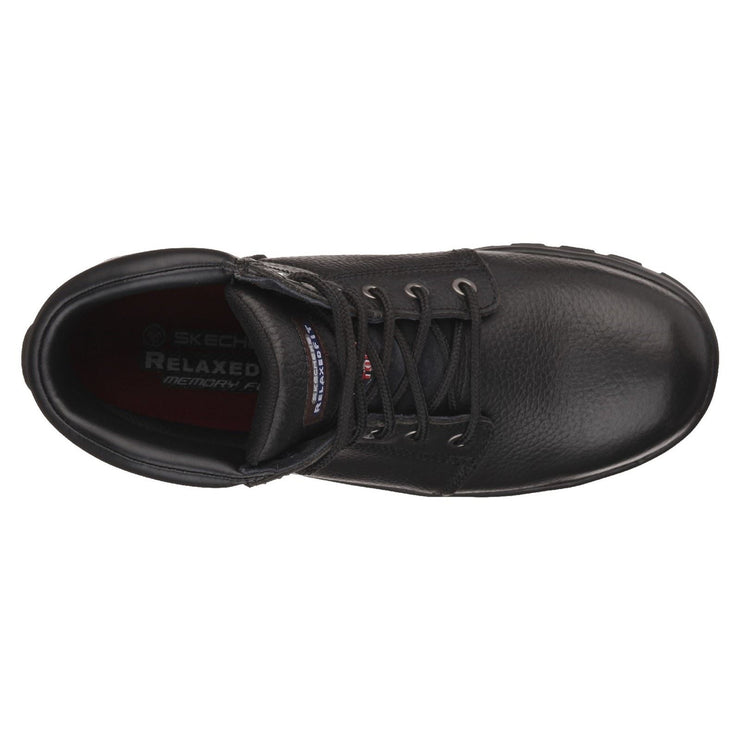 Men's Wide Fit Skechers 77009EC Workshire Safety Boots - Black