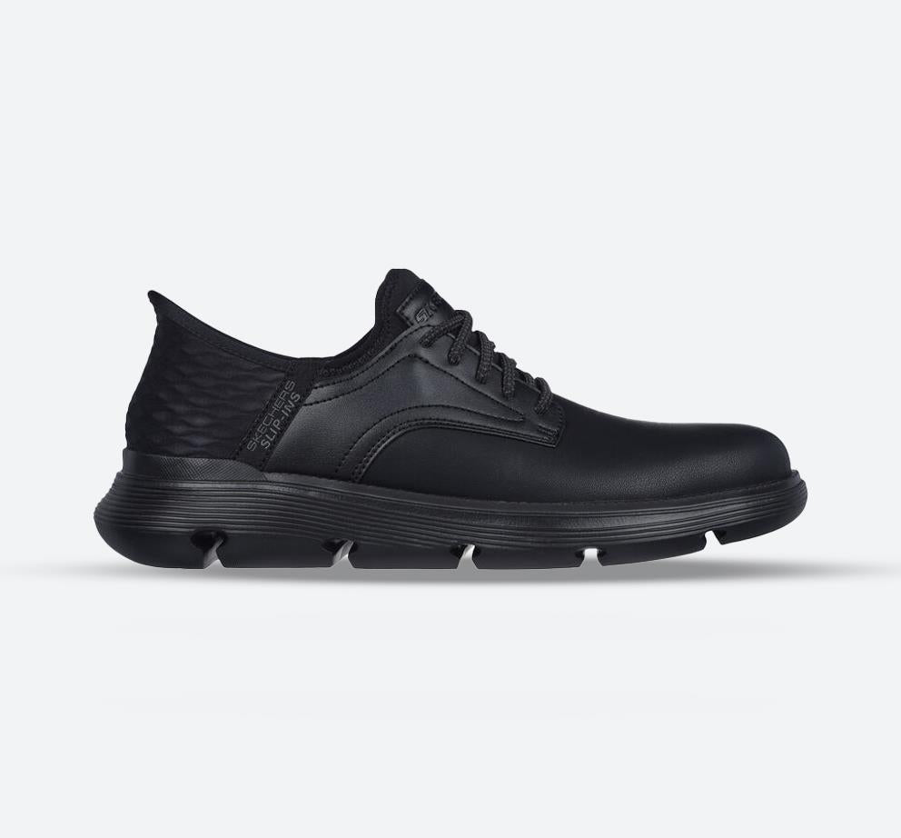 Men's Wide Fit Skechers Slip-ins 205046 Garza Gervin Trainers in Black - Image 1