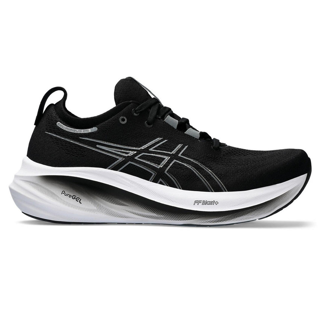 Men's Wide Fit Asics Gel Nimbus 26 Running Trainers