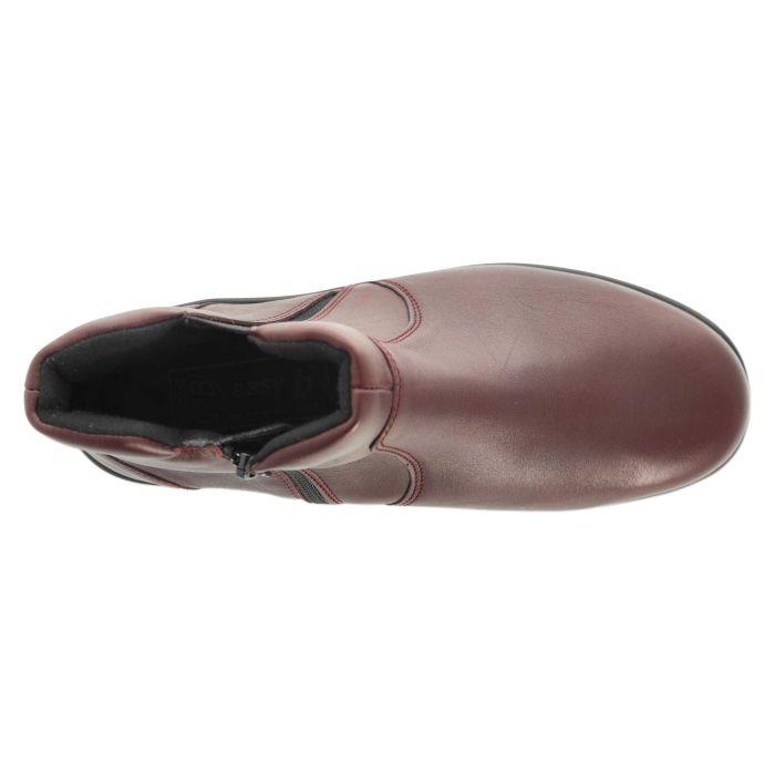 Women's Wide Fit DB Daylily Boots in Black Leather - Image 11