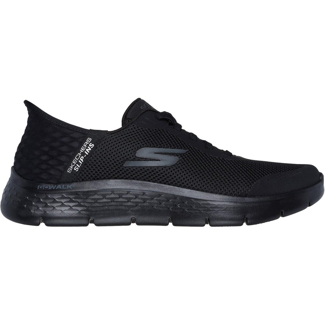 Men's Wide Fit Skechers 216324 Slip-ins Go Walk Flex Hands Up Trainers in Brown - Image 2