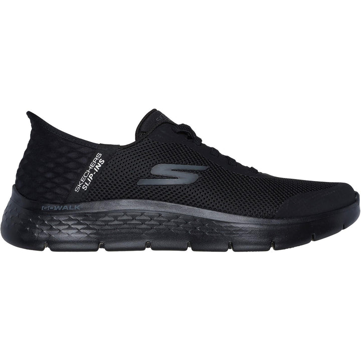 Men's Wide Fit Skechers 216324 Slip-ins Go Walk Flex Hands Up Trainers in Brown - Image 1