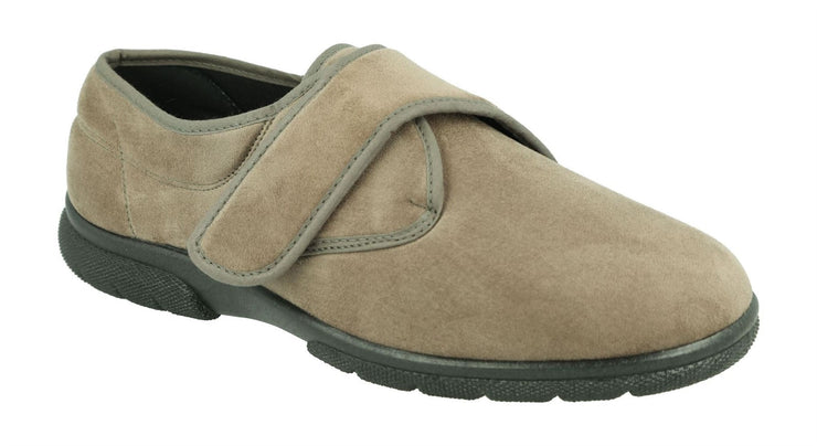 Men's Wide Fit DB Edison Velcro Slippers