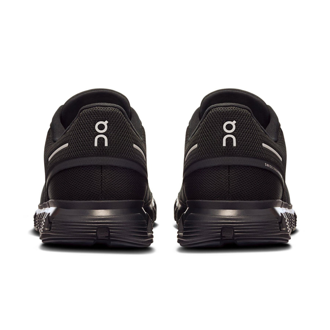 Men's Wide Fit On Cloud 6 Wide Trainers in Black/White - Image 6