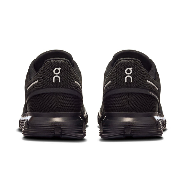 Men's Wide Fit On Cloud 6 Wide Trainers in Black/White - Image 1