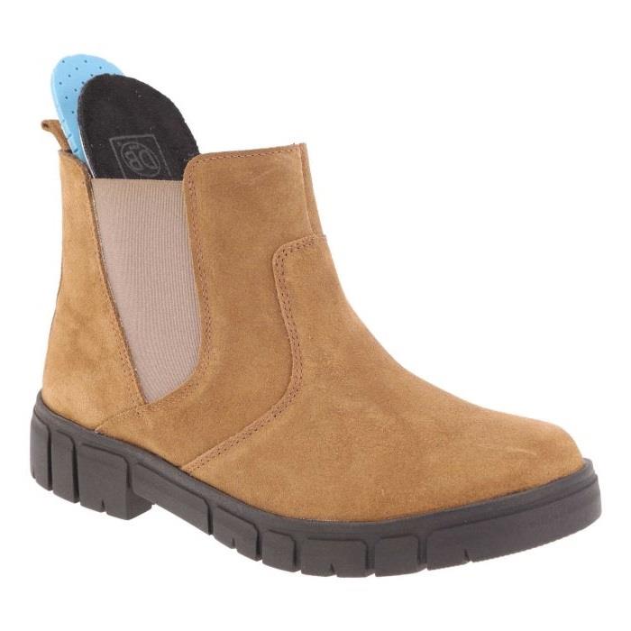Women's Wide Fit DB Ella Boots in Black Leather - Image 10