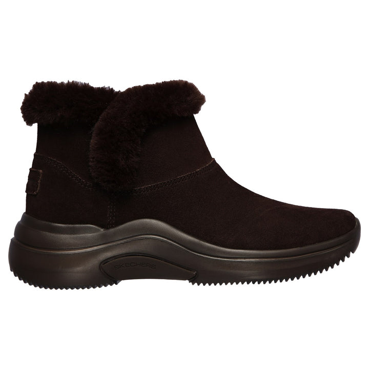 Women's Wide Fit Skechers 144250 On The Go Midtown So Plush Boots