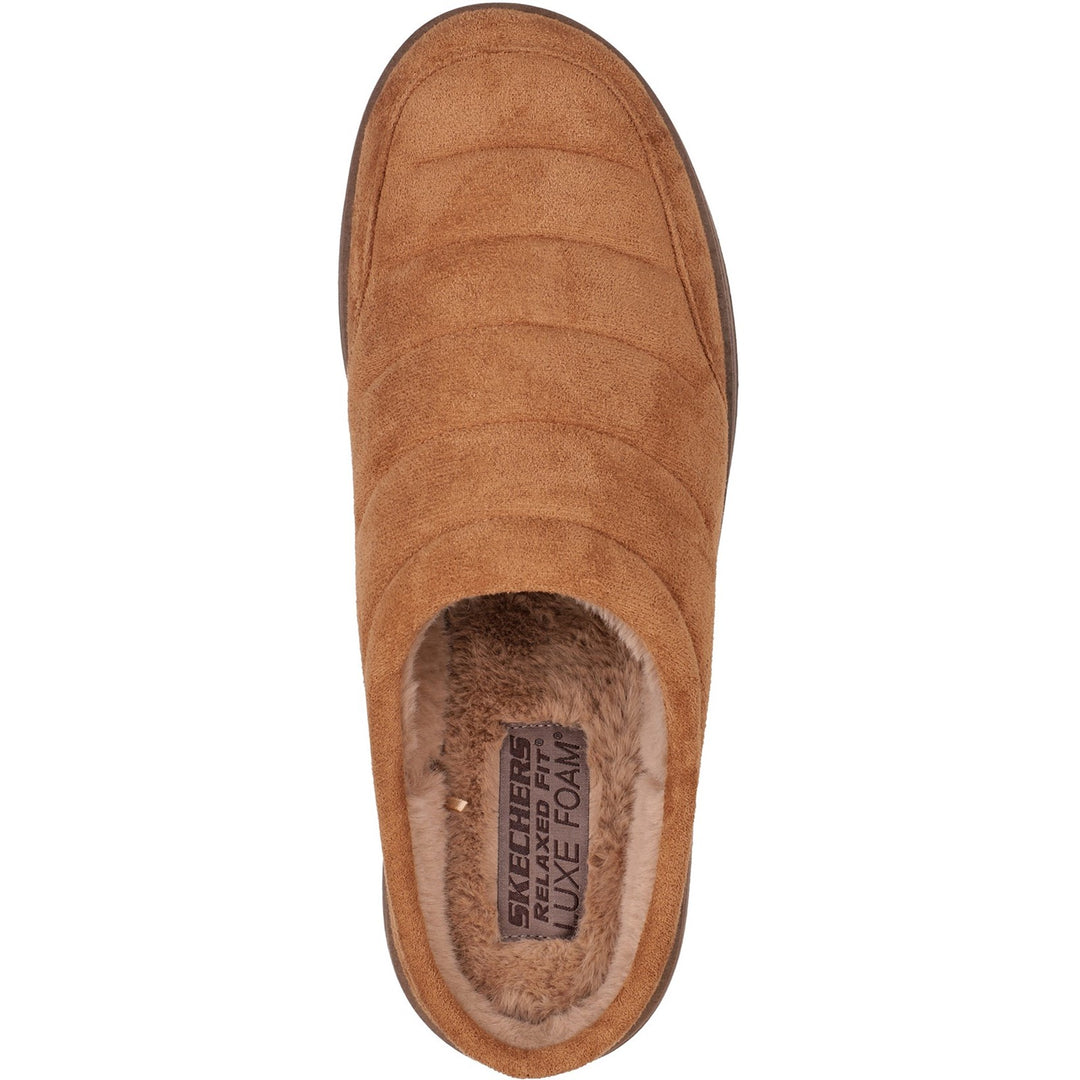 Men's Relaxed Fit Skechers 204636 Murette Garvanza Slippers in Chocolate - Image 10