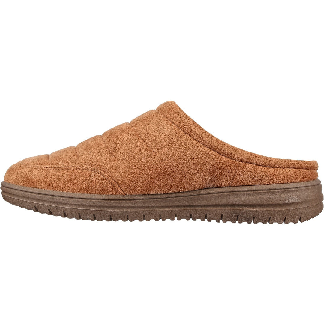Men's Relaxed Fit Skechers 204636 Murette Garvanza Slippers in Chocolate - Image 9