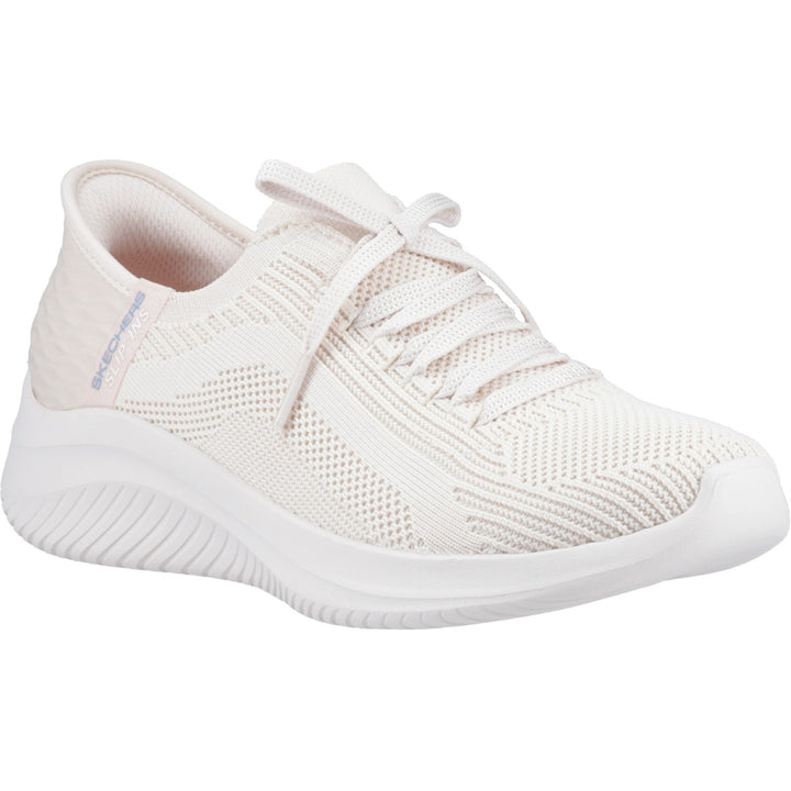 Women's Wide Fit Skechers Slip-ins 149710 Ultra Flex 3.0 Brilliant Path Trainers in Black - Image 1