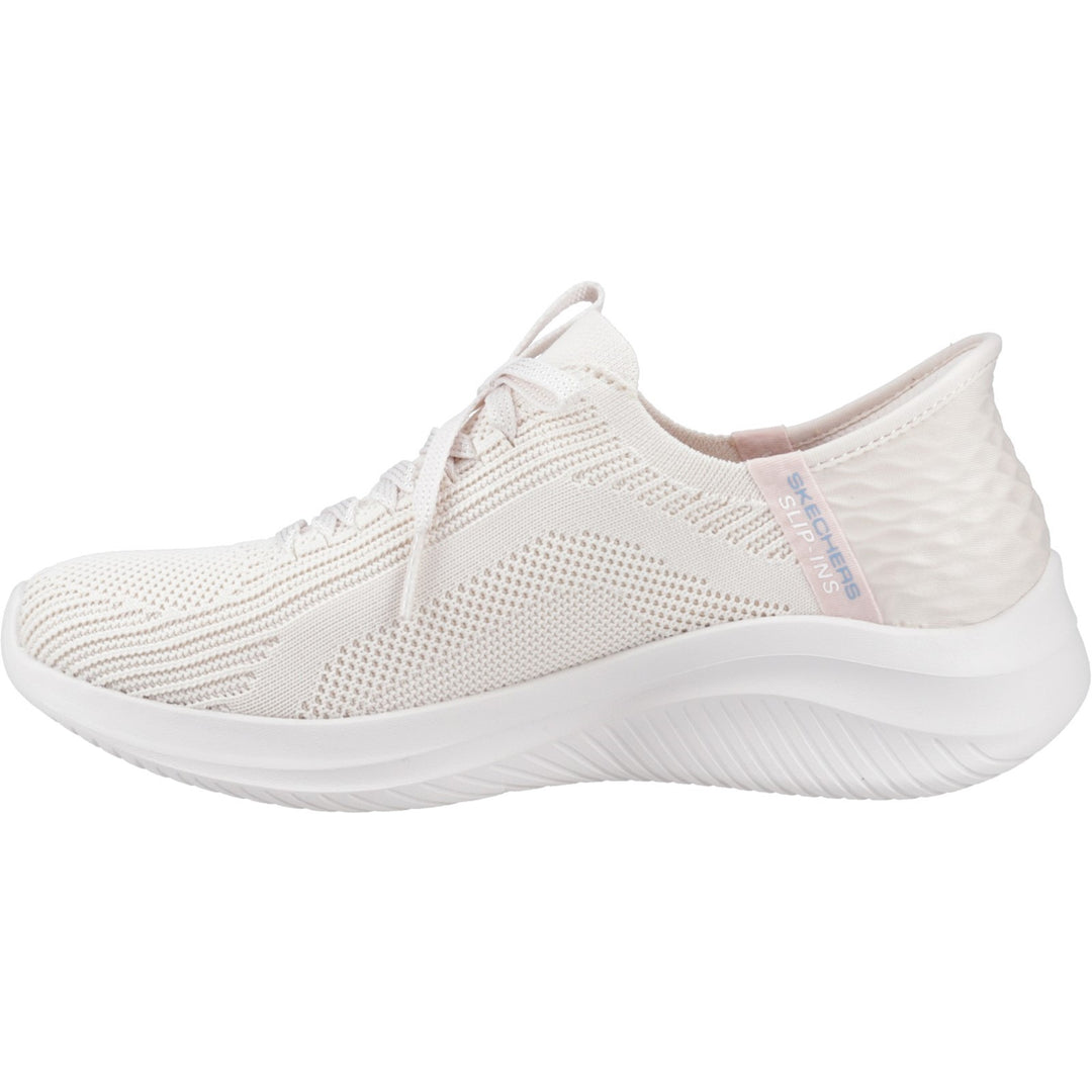 Women's Wide Fit Skechers Slip-ins 149710 Ultra Flex 3.0 Brilliant Path Trainers in Black - Image 10