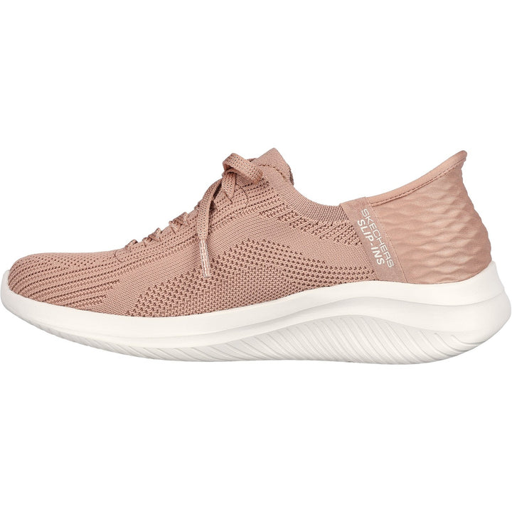 Women's Wide Fit Skechers Slip-ins 149710 Ultra Flex Brilliant Path Trainers in Black - Image 1