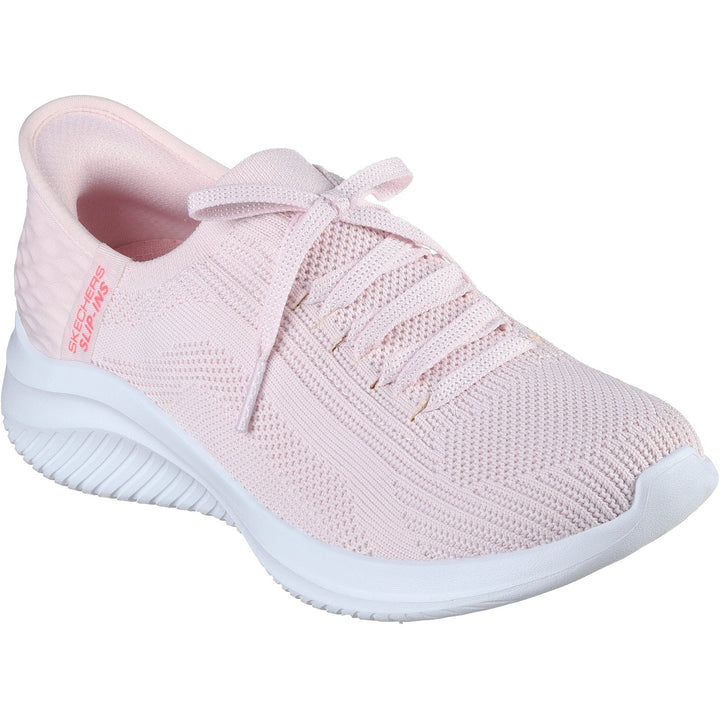 Women's Wide Fit Skechers Slip-ins 149710 Ultra Flex Brilliant Path Trainers in Black - Image 1