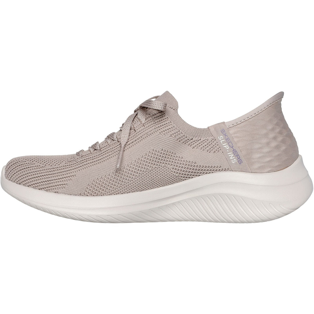 Women's Wide Fit Skechers Slip-ins 149710 Ultra Flex Brilliant Path Trainers in Black - Image 30