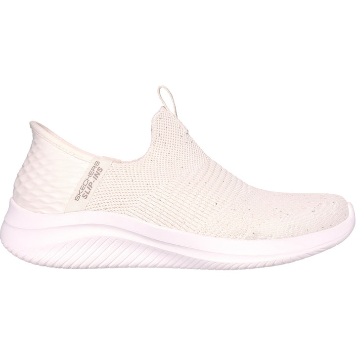 Women's Wide Fit Skechers 149594 Slip-ins Ultra Flex 3.0 Trainers -  Black/Rose Gold in Black/Rose Gold - Image 1