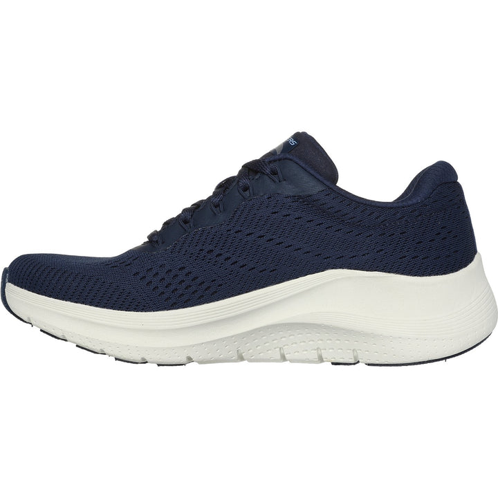 Womens Wide Fit Skechers 150051 2.0 Arch Fit Big League Trainers in Black/Black - Image 1