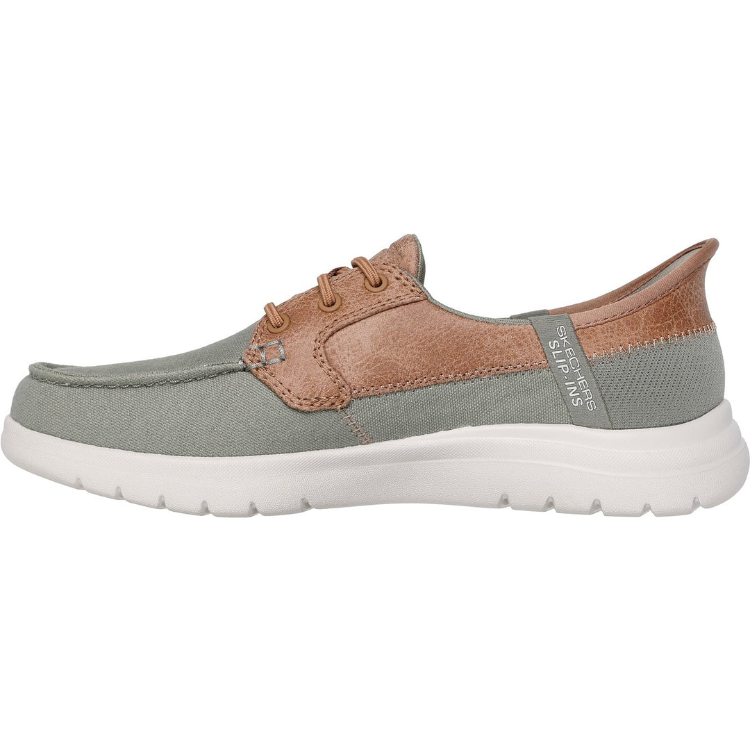 Women's Wide Fit Skechers 136536 Slip-ins On The Go Flex Palmilla Trainers