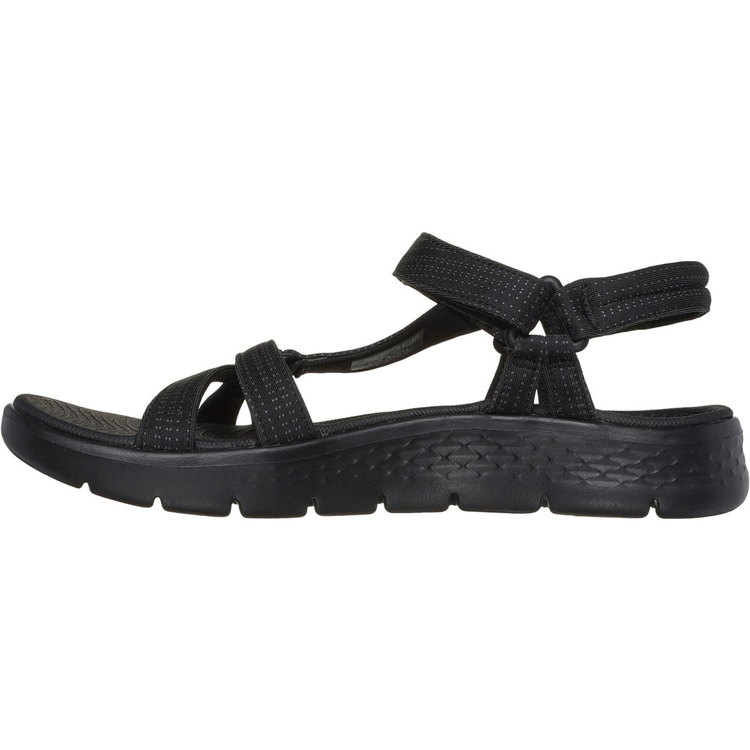 Women's Wide Fit Skechers 141451 Go Walk Flex Sublime Sandals in Navy - Image 15