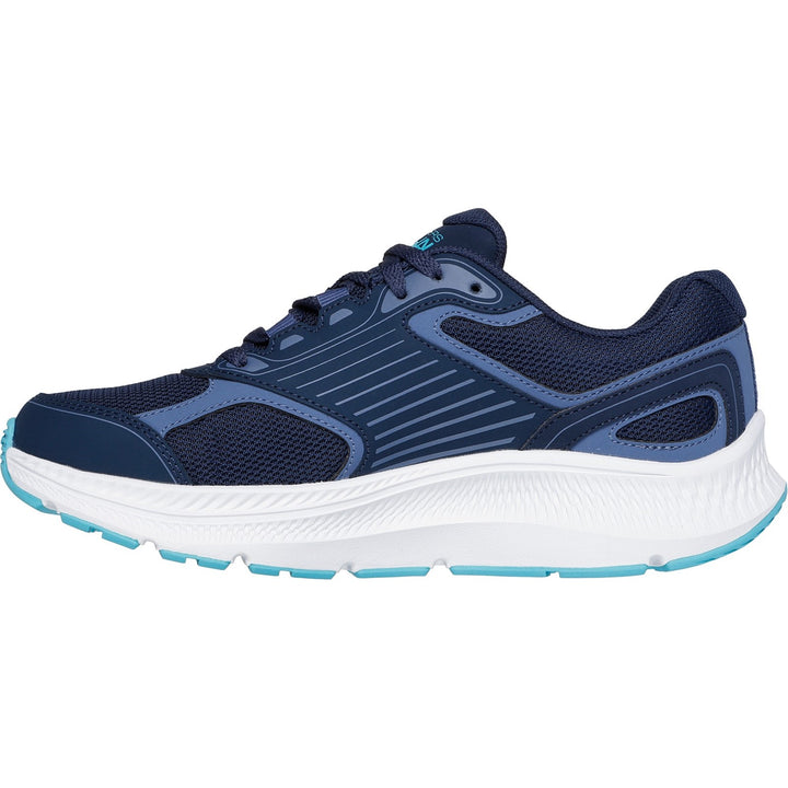 Women's Wide Fit Skechers 128606 Go Run Consistent 2.0 Advantage Trainers in Navy/Multi - Image 1