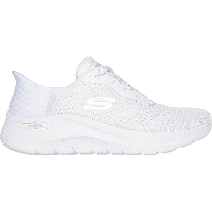 Women's Wide Fit Skechers 150066 Slip-ins Arch Fit 2.0 Easy Chic Trainers