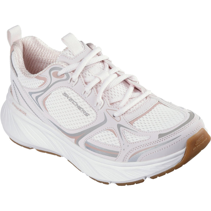 Women's Relaxed Fit Skechers 150475 Edgeride Silver Eclipse Trainers