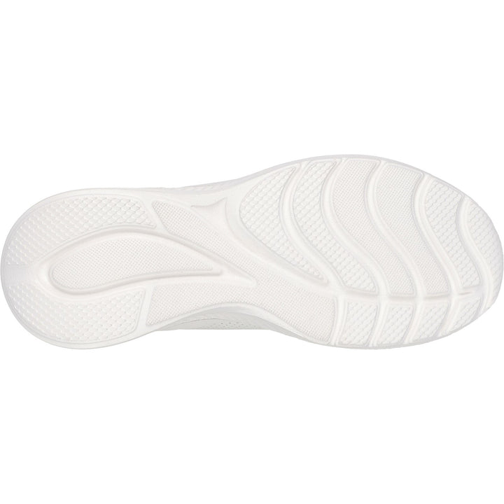 Women's Wide Fit Skechers 117497 Bobs Sport Squad Waves Trainers