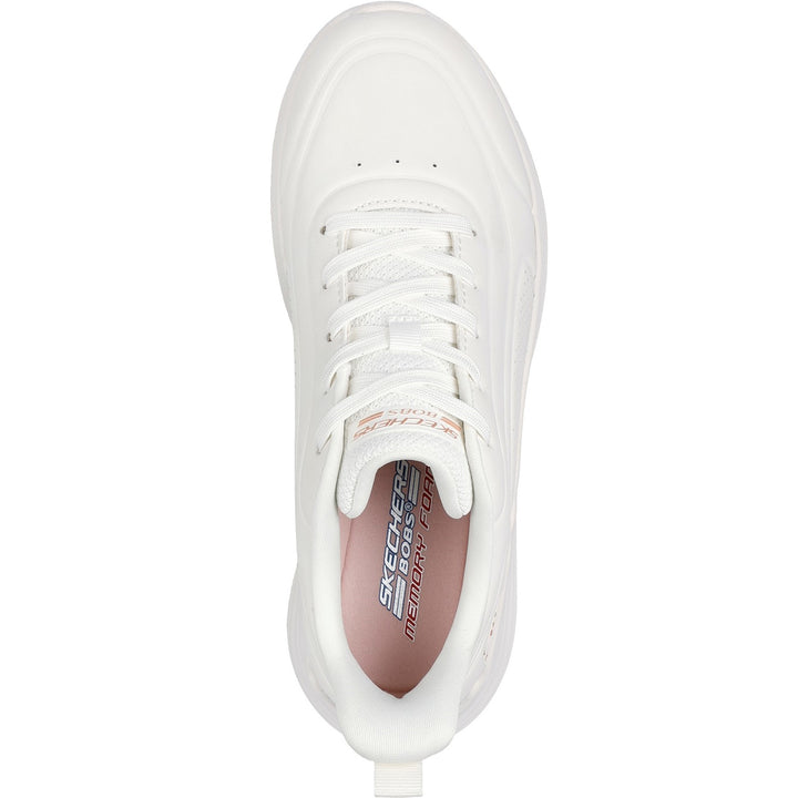 Women's Wide Fit Skechers 117497 Bobs Sport Squad Waves Trainers