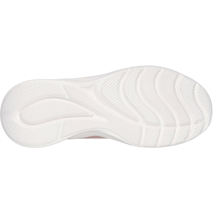 Women's Wide Fit Skechers 117497 Bobs Sport Squad Waves Trainers