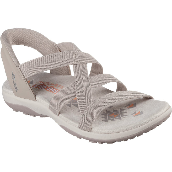 Women's Wide Fit Skechers 163460 Slip-ins Reggae Slim Stretch Flex Sandals
