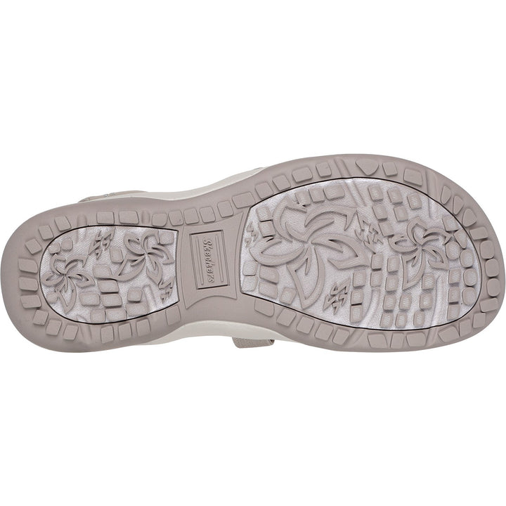 Women's Wide Fit Skechers 163460 Slip-ins Reggae Slim Stretch Flex Sandals