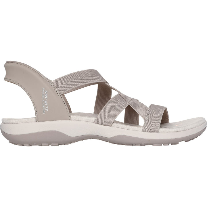 Women's Wide Fit Skechers 163460 Slip-ins Reggae Slim Stretch Flex Sandals