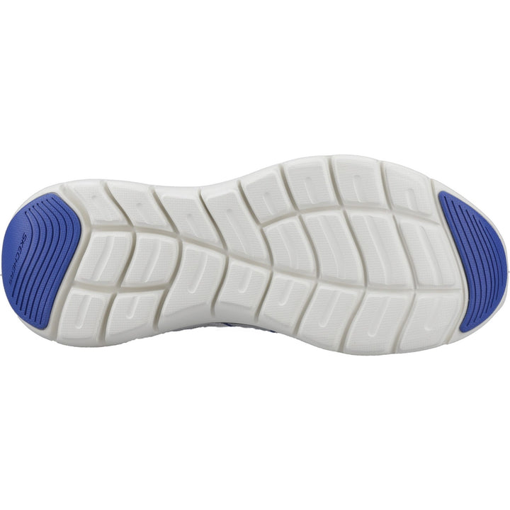 Men's Wide Fit Skechers 232828 Flex Advantage 5.0 Spreelo Trainers in Navy/Blue - Image 1