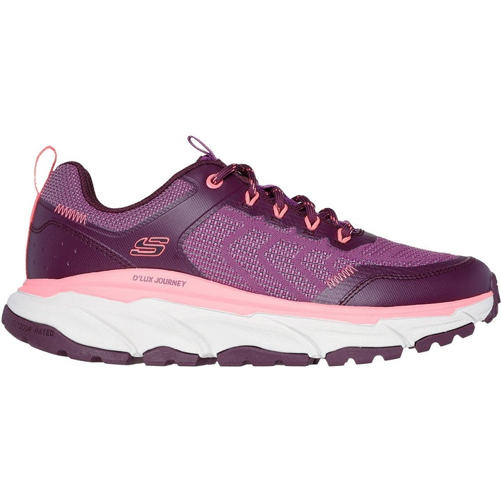 Women's Relaxed Fit Skechers 180167 D'lux Journey Marigold Trainers