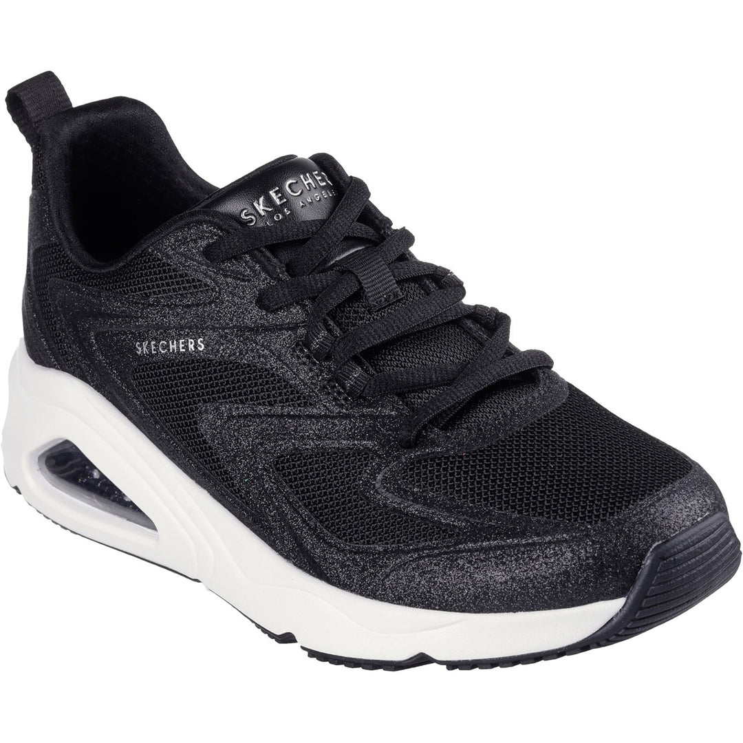 Women's Wide Fit Skechers 177411 Tres-Air Uno Glit Airy Trainers
