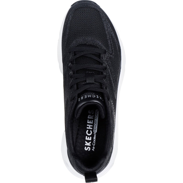 Women's Wide Fit Skechers 177411 Tres-Air Uno Glit Airy Trainers