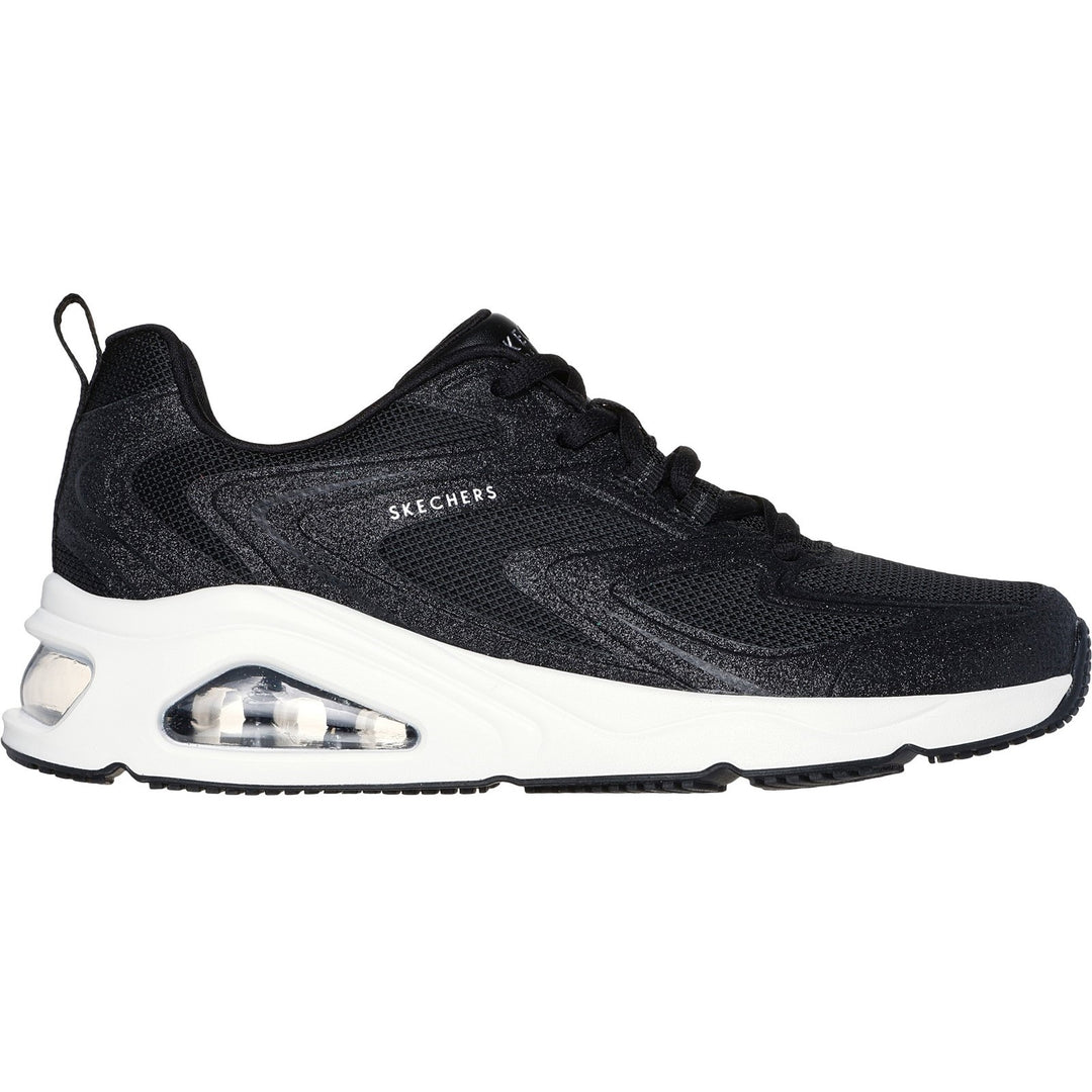 Women's Wide Fit Skechers 177411 Tres-Air Uno Glit Airy Trainers